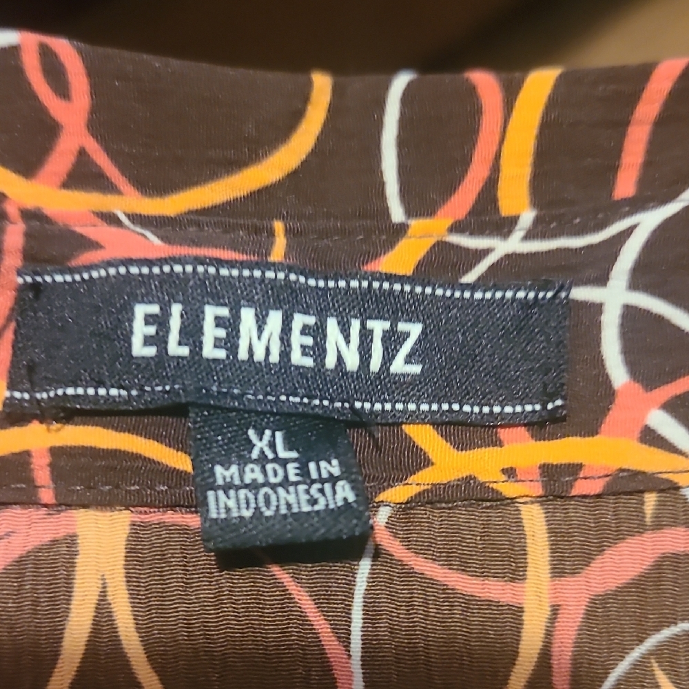 Elementz Multicolor Abstract Pattern Top - image 2